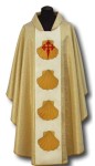 Chasuble brodé avec des coquilles de Saint-Jacques (id: 85)