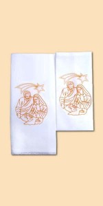 Linge d'autel brodé - complet (id: 756)