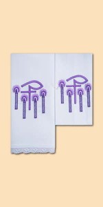 Linge d'autel brodé - complet (id: 760)