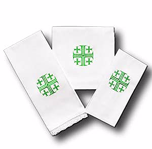 Linge d'autel brodé - complet (id: 398)