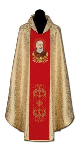 Chasuble avec l'image de Padre Pio (id: 87)