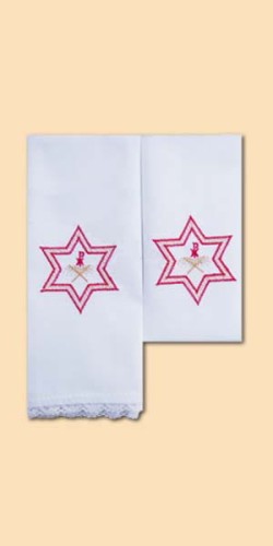 Linge d'autel brodé - complet (id: 758)