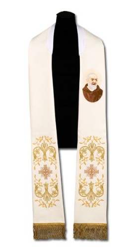 Étole brodées avec l'image