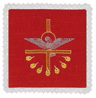 Pâle liturgique brodée. 