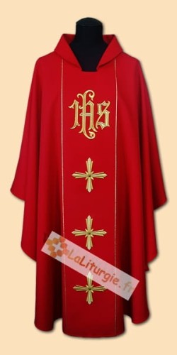Chasuble en laine brodée (id: 711)