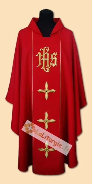 Chasuble en laine brodée (id: 711)