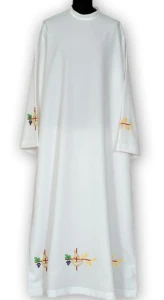 Camice crêpe georgette, ricamata  (id: 58)