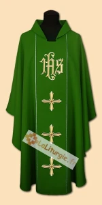 Chasuble en laine brodée (id: 710)