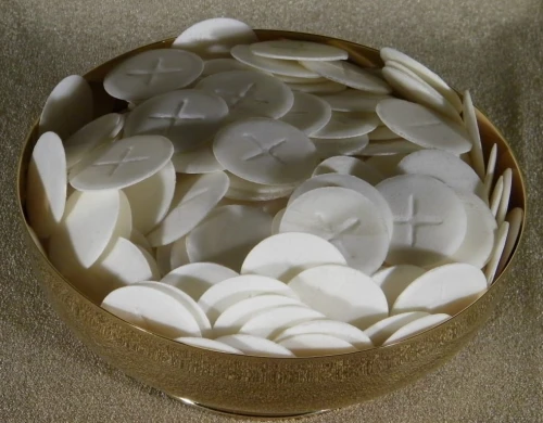 Hosties blanches minces