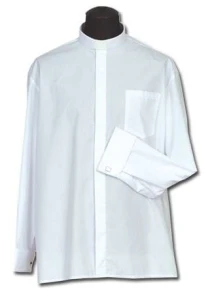 Chemise clergyman,  manches longues. (id: 246)