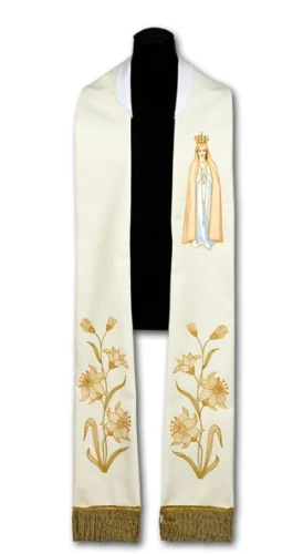 Étole brodées avec l'image