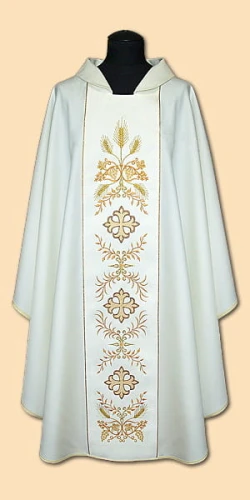 Chasuble avec une bande brodée (id: 750)