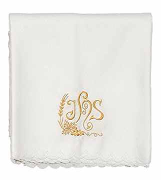 Nappe d'autel brodé