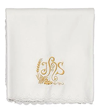 Nappe d'autel brodé