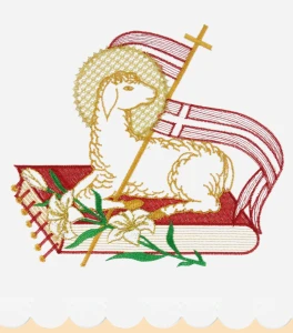 Tovaglia d'altare ricamata. (id: 463)