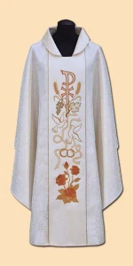 Chasuble de mariage brodée (id: 795)