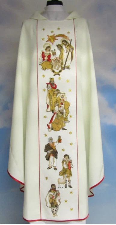 Chasuble brodé avec l'image de la Sainte Famille A.jpg