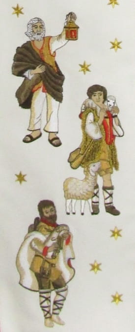 Chasuble brodé avec l'image de la Sainte Famille E.jpg