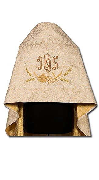 Voile huméral brodé - doré. (id: 493)