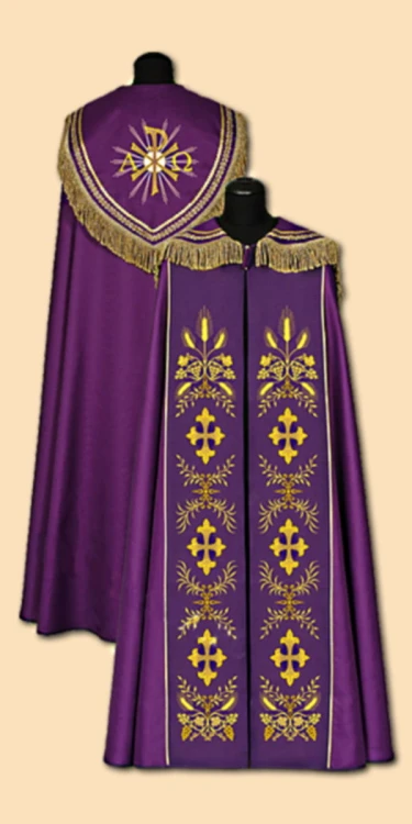 Chape liturgique brodée (id: 811)