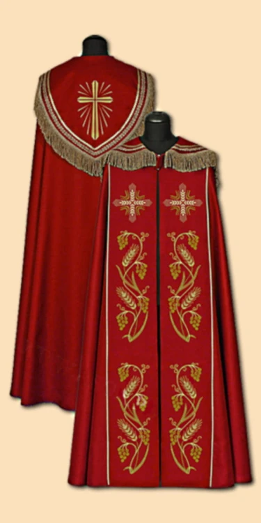 Chape liturgique brodée (id: 812)