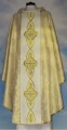 Chasuble avec une bande brodée (id: 780) crème