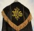 Chape liturgique  noir - tissu brocart id 779.jpg