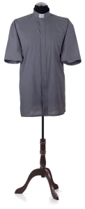 Chemise clergyman,  manches courtes (id: 532)
