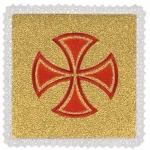 Pâle liturgique brodée.  (id: 321)