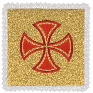 Pâle liturgique brodée.