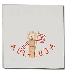 Tovaglia d'altare ricamata. (id: 433)