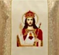 Chasuble brodé avec l'image du Christ-Roi (id: 71)
