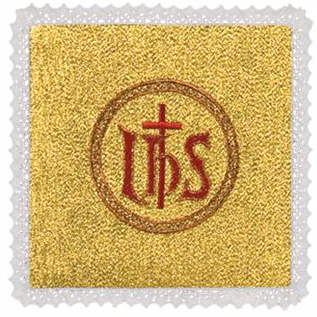 Pâle liturgique brodée. 