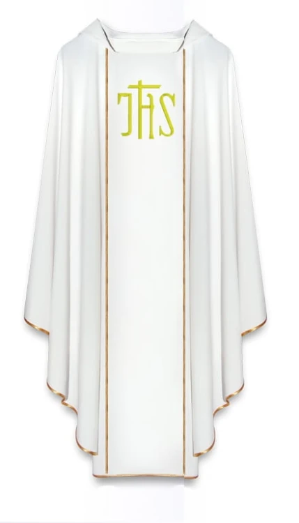 Chasuble brodée à la machine. (id: 696)