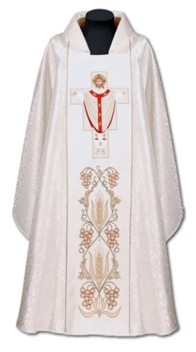 Chasubles brodées avec l'image de Jésus Grand Prêtre (id: 104)