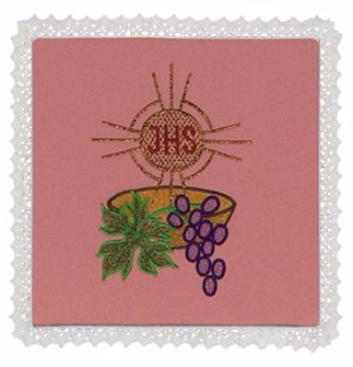Pâle liturgique brodée. 