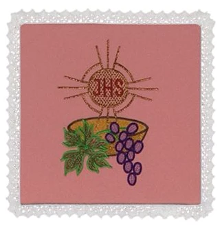 Pâle liturgique brodée. 