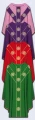 Chasuble avec croix de saint André - tissé (id: 693)B