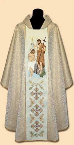 Chasubles brodées avec l'image de Jean-Baptiste (id: 107)