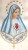 Chasuble brodé avec l'image de Notre-Dame. (id: 770)
