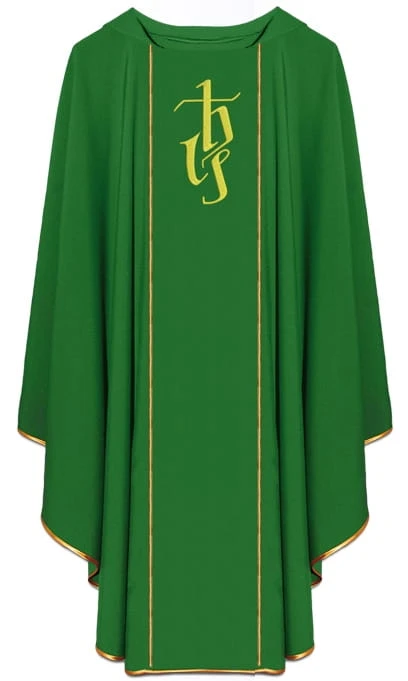 Chasuble brodée à la machine. (id: 690)A
