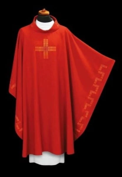 Chasuble avec croix brodé (id: 688)B