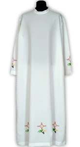 Camice crêpe georgette, ricamata  (id: 48)