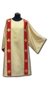 Dalmatica dorata con due galloni + stella (id: 623)