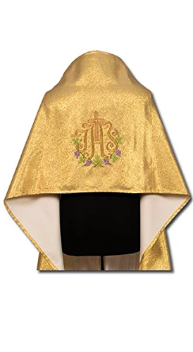 Voile huméral brodé - doré. (id: 489)
