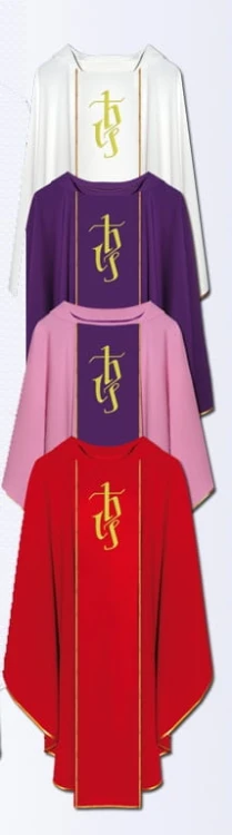 Chasuble brodée à la machine. (id: 690)B