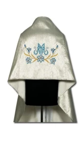 Velo omerale mariano ricamato (id: 487)