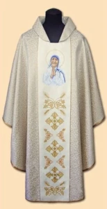 Casula ricamata con l'immagine di St. Teresa di Calcutta (id: 769)