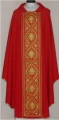 Chasuble avec une bande brodée. (id: 700)A