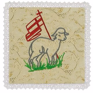 Pâle liturgique brodée. 